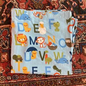 Circo ABC Light Blue Shower Curtain in SUPER CLEAN Condition